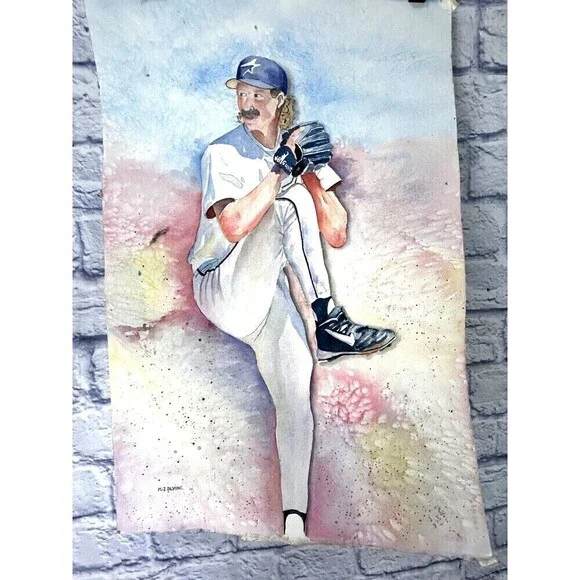 Original Randy Johnson Watercolor Painting Signed Realism Artwork Not Framed - Picture 2 of 12